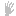 A pixelated left hand reaching outward